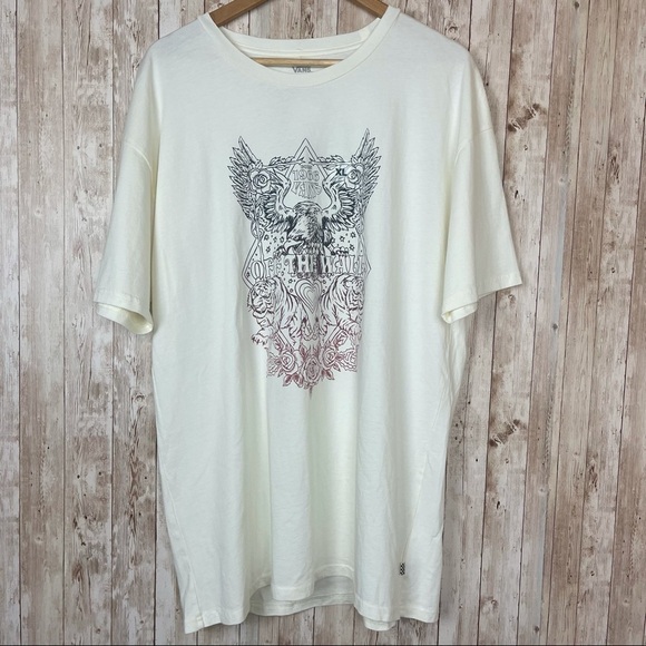 Vans Free Stone Oversized Short Sleeve Tee Size Small Women - Picture 1 of 7
